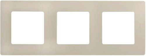 Рамка универсальная Legrand Etika 3-м. слоновая кость  картинка